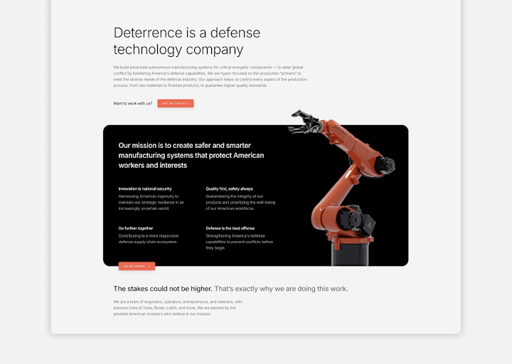 Cover image for Deterrence - Figma to Framer