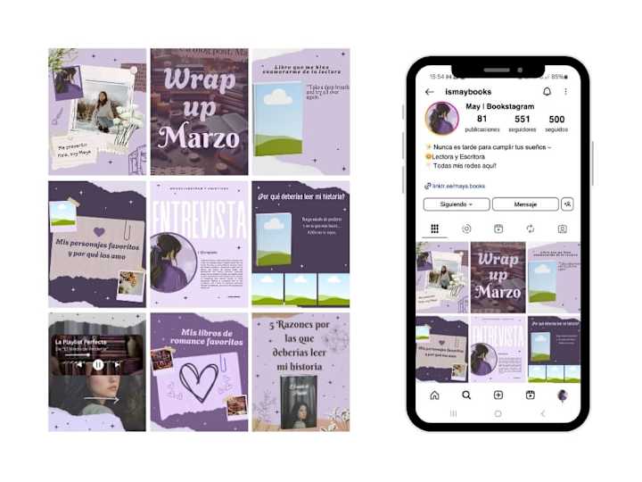 Cover image for Social Media Design & Content Strategy for @ismaybooks
