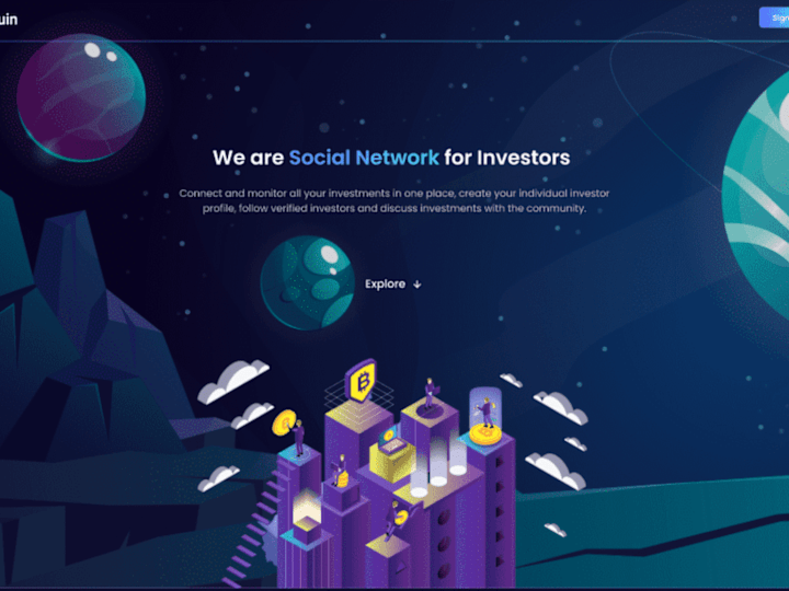 Cover image for Getquin Redesign Landing Page