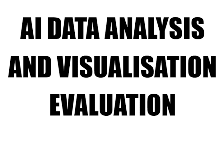 Cover image for AI evaluation on data analysis and visualization