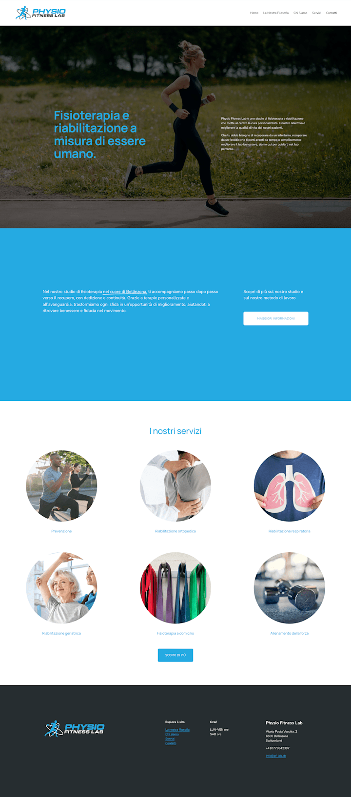 Cover image for Modern Website for a Physiotherapy Studio
