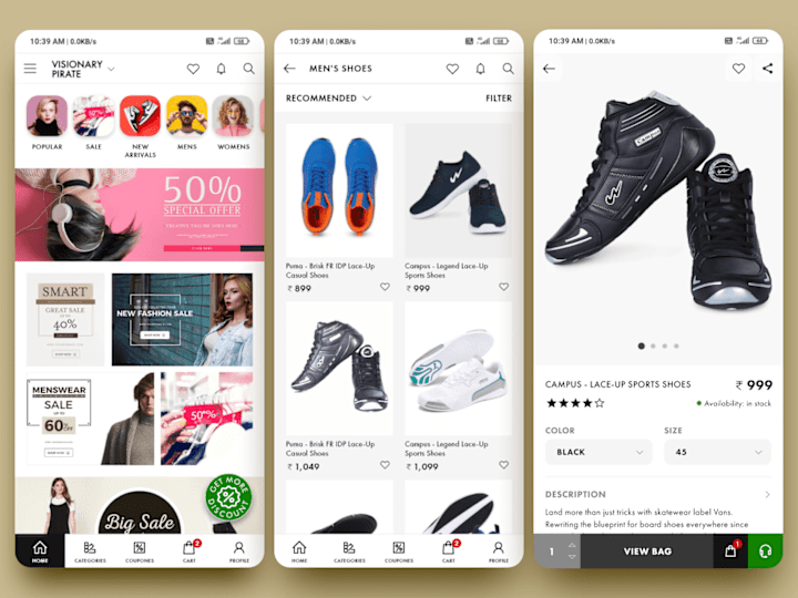 Cover image for E-commerce Mobile App UI/UX Redesign