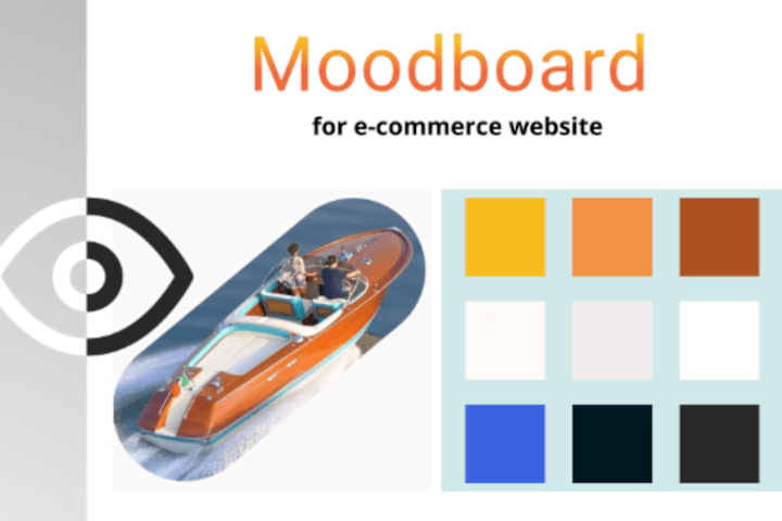 Cover image for Moodboard for UI of product website