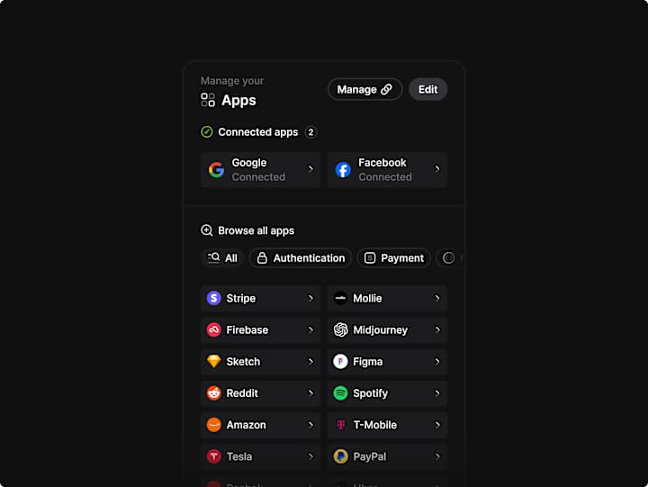 Cover image for Integrations Panel for SaaS Tool