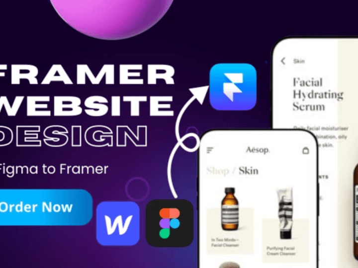 Cover image for Framer website design