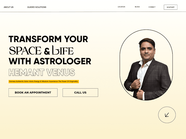 Cover image for Best Vastu Consultant | Astrologer Hemant Venus -