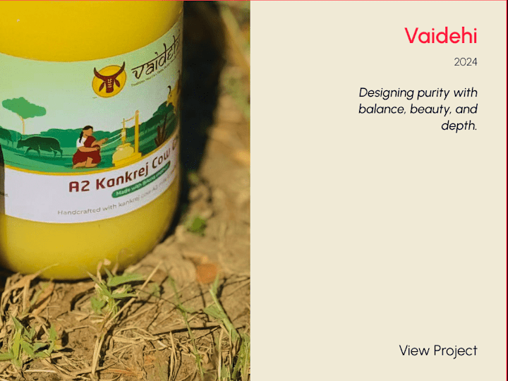 Cover image for Vaidehi - Logo Design, Packaging Design, Brand Identity