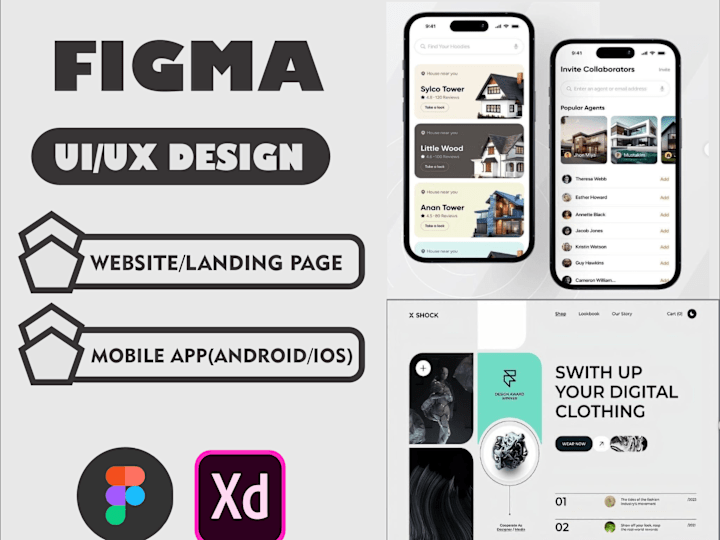 Cover image for I will make a web design and do UI,UX design for your website