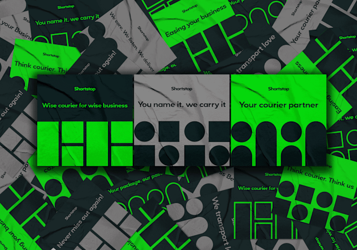 Cover image for Shortstop - A Local to Local Delivery Service on Behance