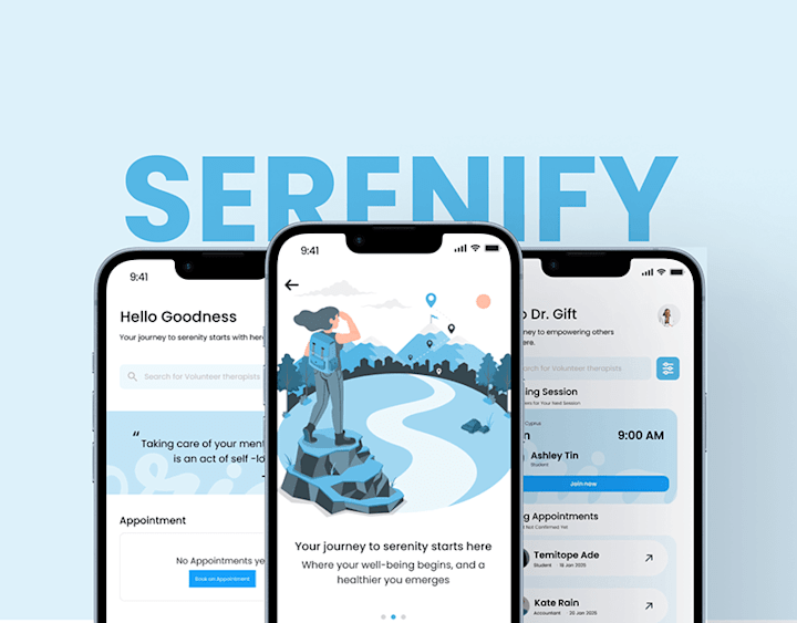 Cover image for SERENIFY - MENTAL HEALTH APP