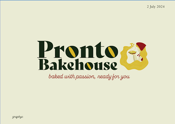 Cover image for Pronto Bakehouse Brand Identity