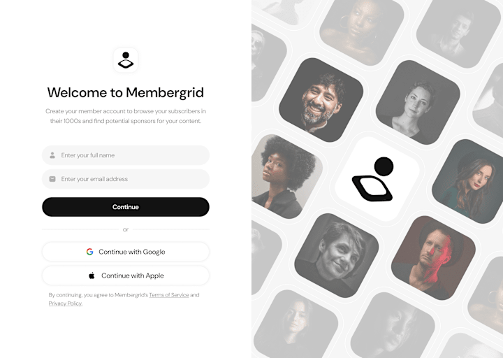 Cover image for Membergrid - Onboarding