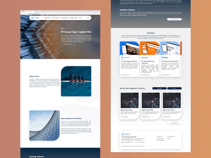 Cover image for Fintech Capital Company Profile Website Design