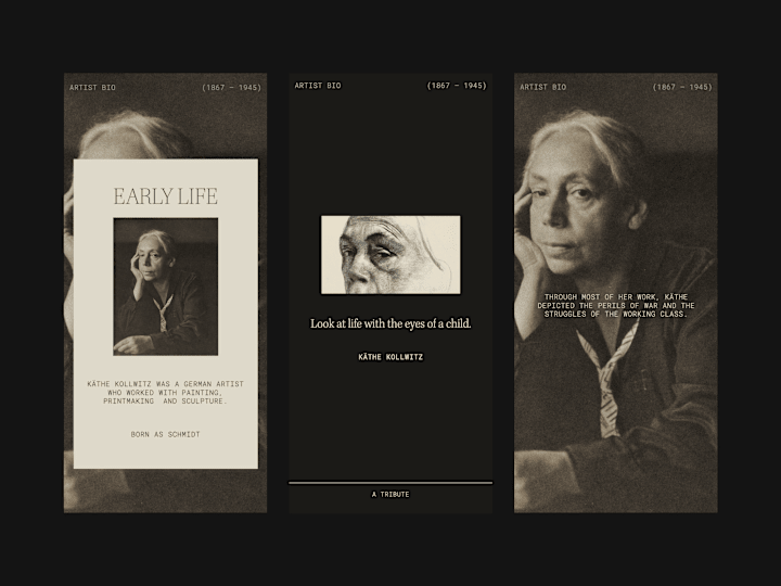 Cover image for Käthe Kollwitz Tribute Site