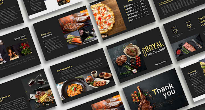 Cover image for Presentation designing for  Restaurant