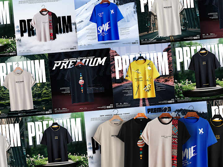 Cover image for Cosmic Collection: Premium T-Shirt Design
