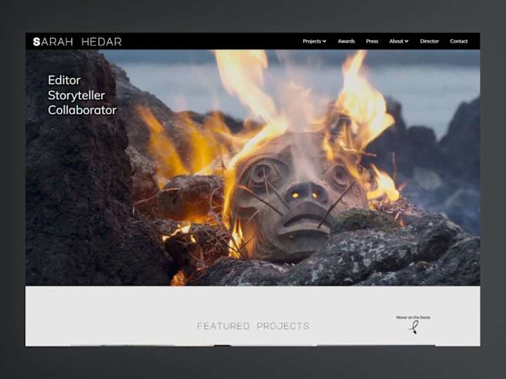 Cover image for Sarah Hedar Editor - Design and Webflow Development
