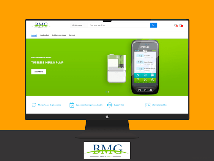 Cover image for BMG Medical website