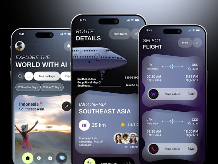 Cover image for Travel App - AI