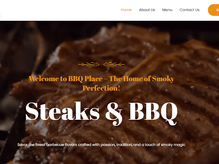 Cover image for BBQ Palace: A Full-Service Website Design and Brand Engagement