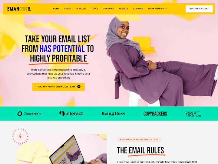 Cover image for Custom Squarespace Website for a Marketing Company