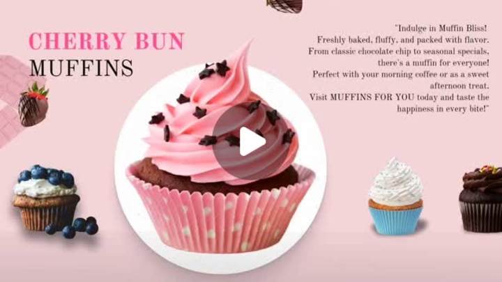 Cover image for Muffins infographic video