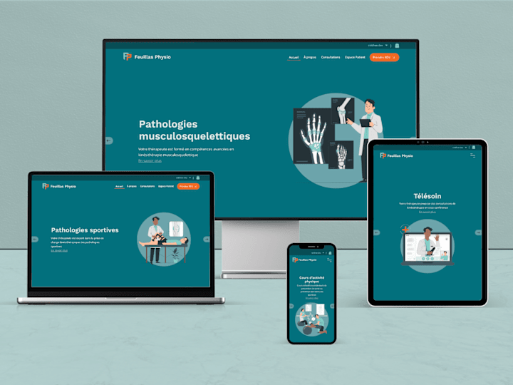 Cover image for WIX Studio | Physiotherapy Clinic |  Web design 