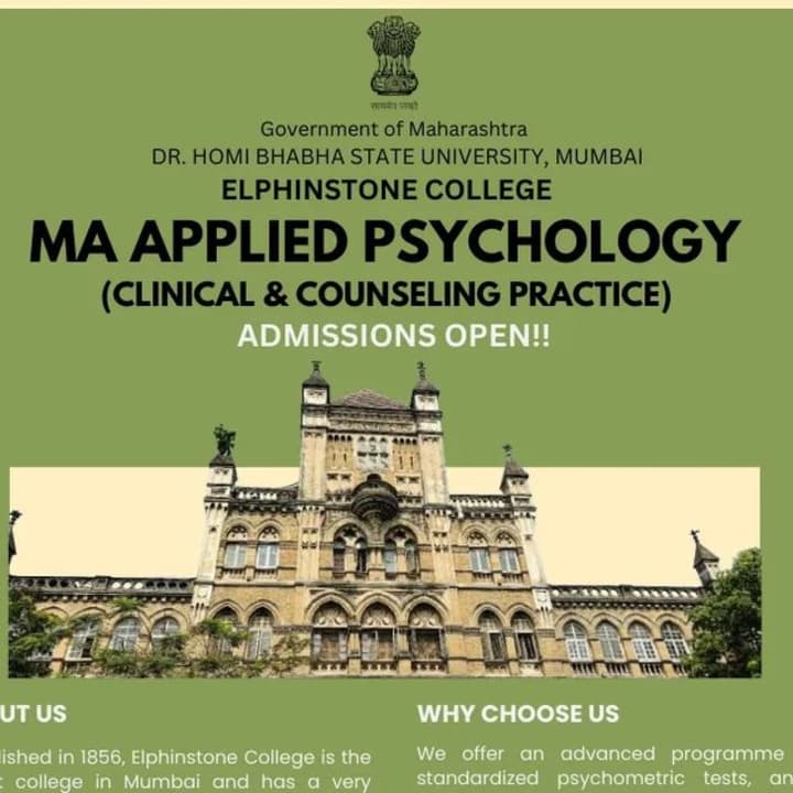 Cover image for Department of Psychology, Elphinstone College on Instagram: “We…