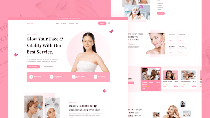 Cover image for MakeUpan - Beauty Website