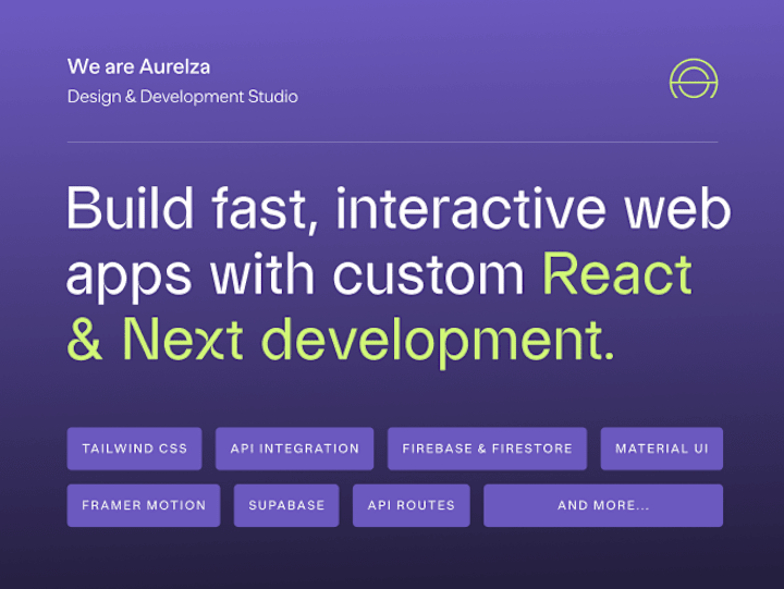 Cover image for React & Next.js Development