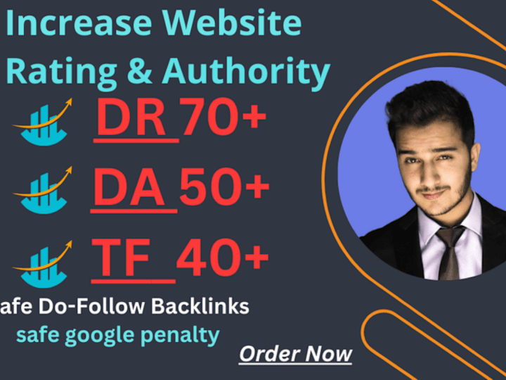 Cover image for I will increase domain rating dr ahrefs and domain authority da 