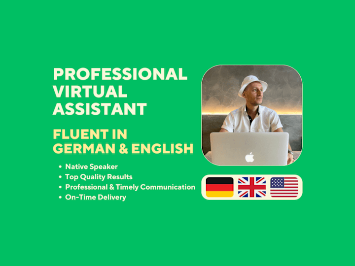 Cover image for German & English Speaking Virtual Assistance