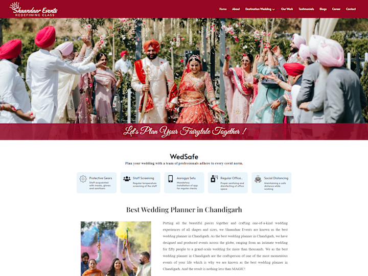 Cover image for Shaandaar Events - The Wedding planning company