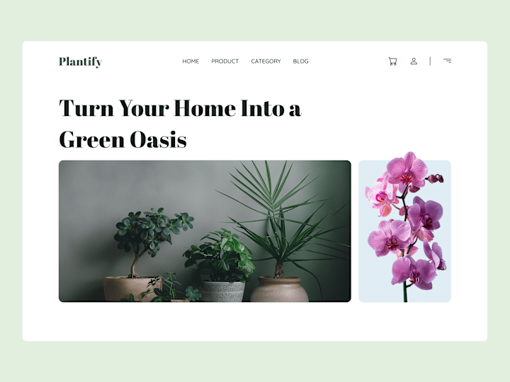 Cover image for Plantify | Modern UI/UX Website for an Online Plant Store