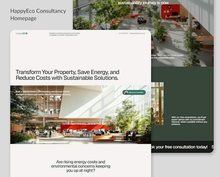 Cover image for HappyEco Consultancy Funnel Website