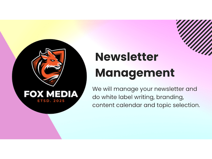 Cover image for I will do newsletter management for your business