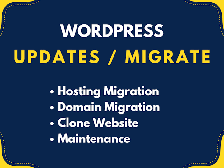 Cover image for WordPress Website Migration – No Downtime Guarantee