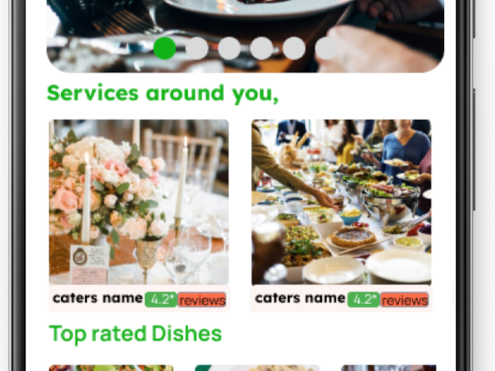 Cover image for catering app in Android