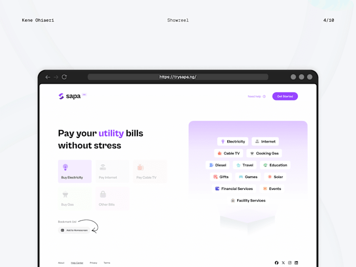 Cover image for SapaPay Web and Mobile App Design
