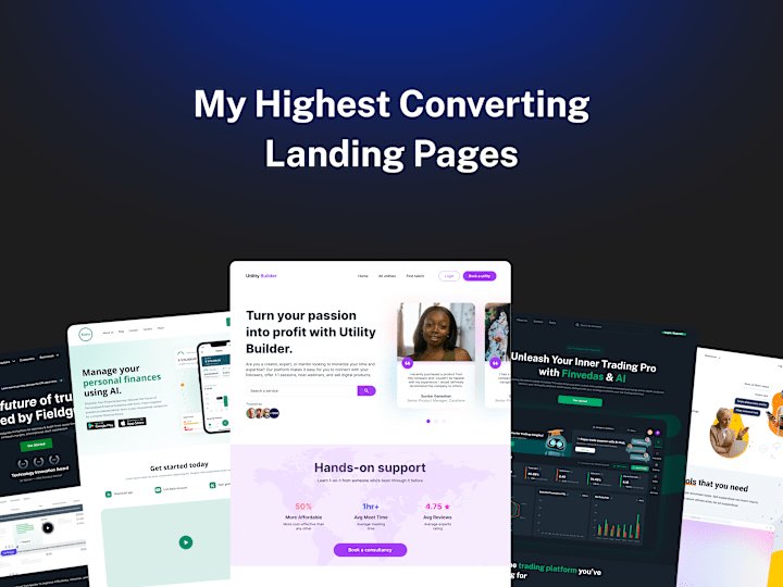 Cover image for  Landing Page Design