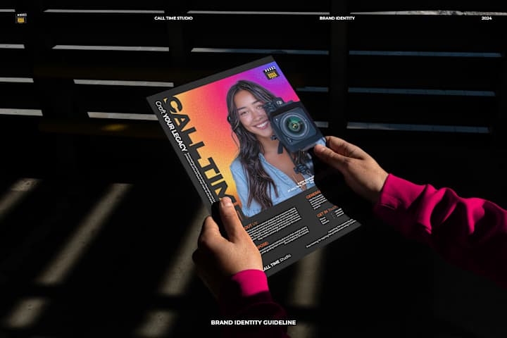 Cover image for Call Time Brand Guide | Young Film making Aspirants