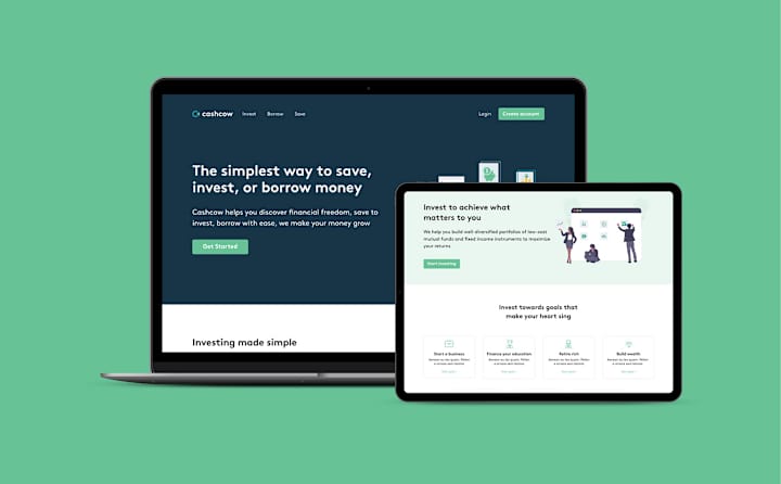 Cover image for Cashcow Website :: Behance