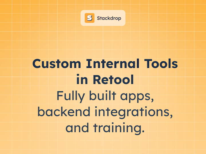Cover image for Internal Tool Development (Retool Specialists)