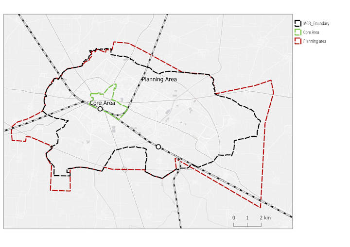 Cover image for Digitize Shapefile for core area and planning area