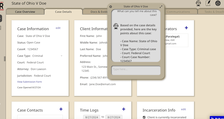 Cover image for AI-Driven Legal Case Management and Research App