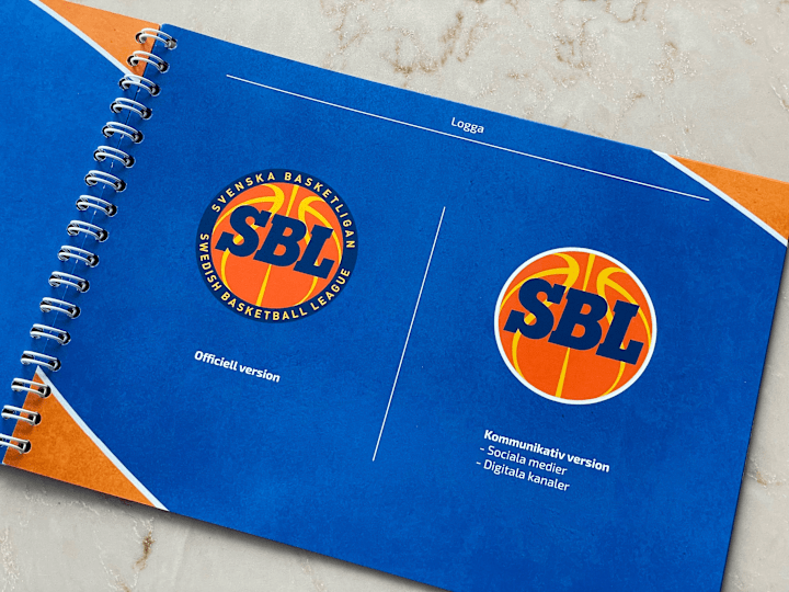 Cover image for Comprehensive Brand Guidelines for Swedish Basketball League