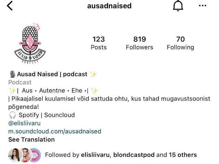 Cover image for 🎙Ausad Naised | podcast ✨ 