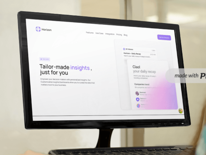 Cover image for Horizon — Startup Landing Page