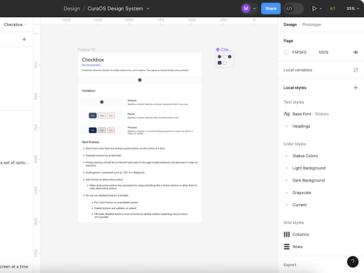 Cover image for Design System for Saas Health-Tech Startup