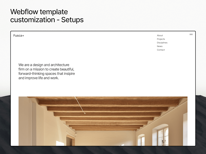 Cover image for Webflow template customization - Setups